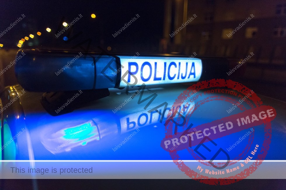Policija (nuotr. Broniaus Jablonsko)