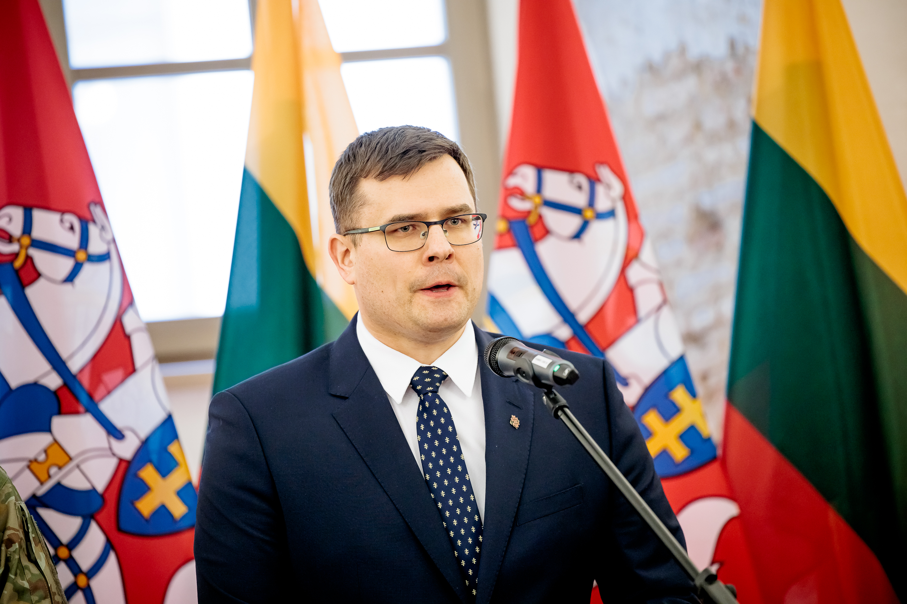 L. Kasčiūnas Naujasis ministras imasi darbų nuo pirmųjų dienų. Josvydo Elinsko/ELTA nuotrauka
