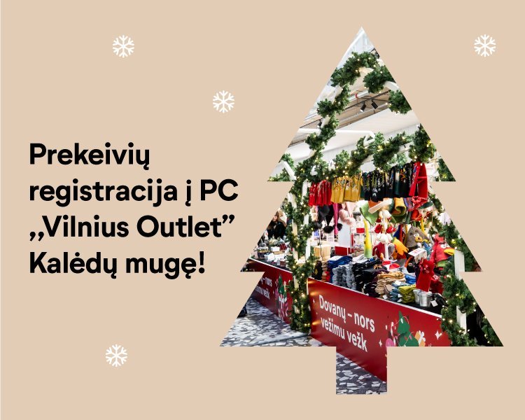 Prekybos centras jau kviečia į Kalėdų mugę (nuotr. Vilnius Outlet)