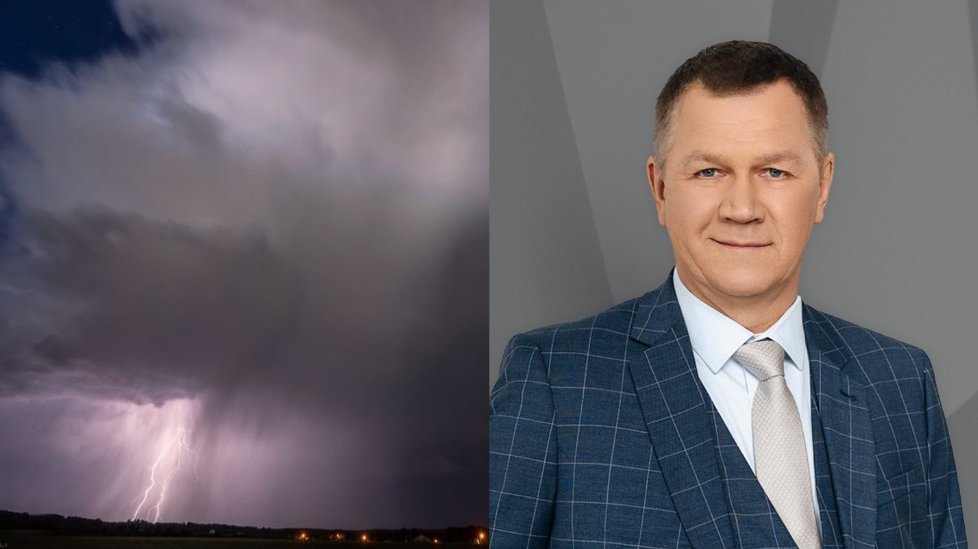 Naglis Šulija įvardijo, kur ir kada praslinks audros židinys (tv3.lt fotomontažas)