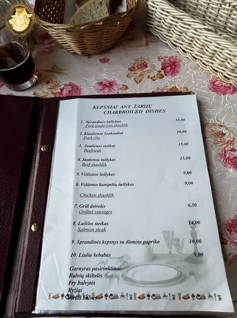 Meniu (nuotr. Riebaus katino)