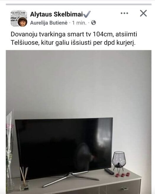 Sukčių skelbimai (nuotr.