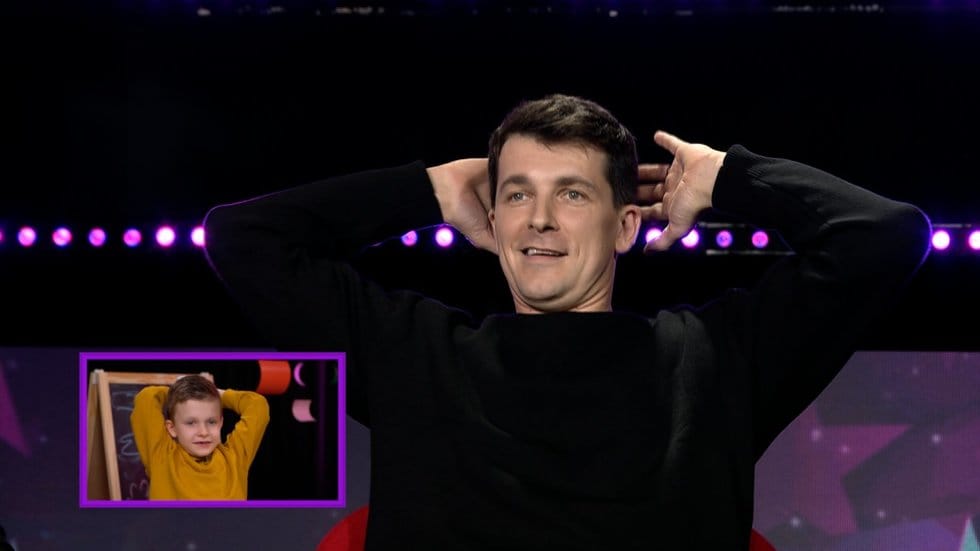 Simonas Storpirštis su sūnumi