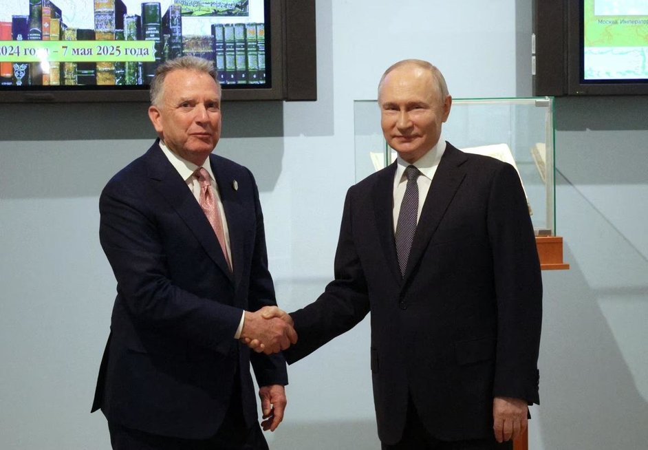 Vladimiras Putinas Steve‘as Witkoffas (nuotr. Telegram)