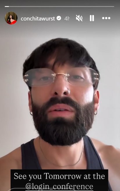 Conchita Wurst atvyksta į Lietuvą (nuotr. Instagram)
