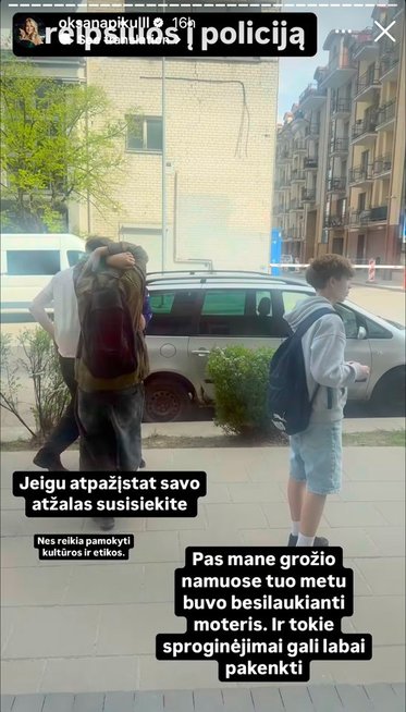 Oksanos Pikul įrašas (nuotr. Instagram)
