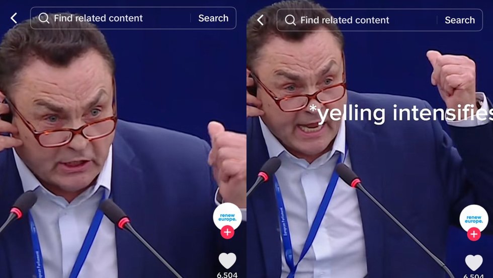 Petras Gražulis EP sesijoje (nuotr. socialinių tinklų)