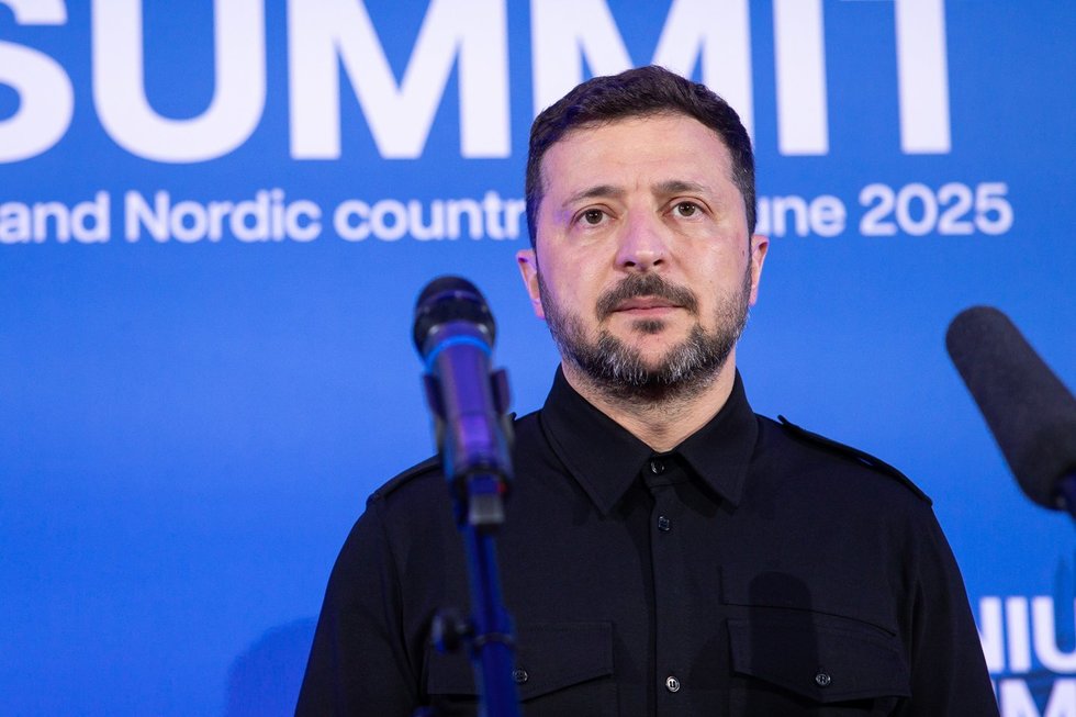 Volodymyras Zelenskis. Andrius Ufartas/ELTA