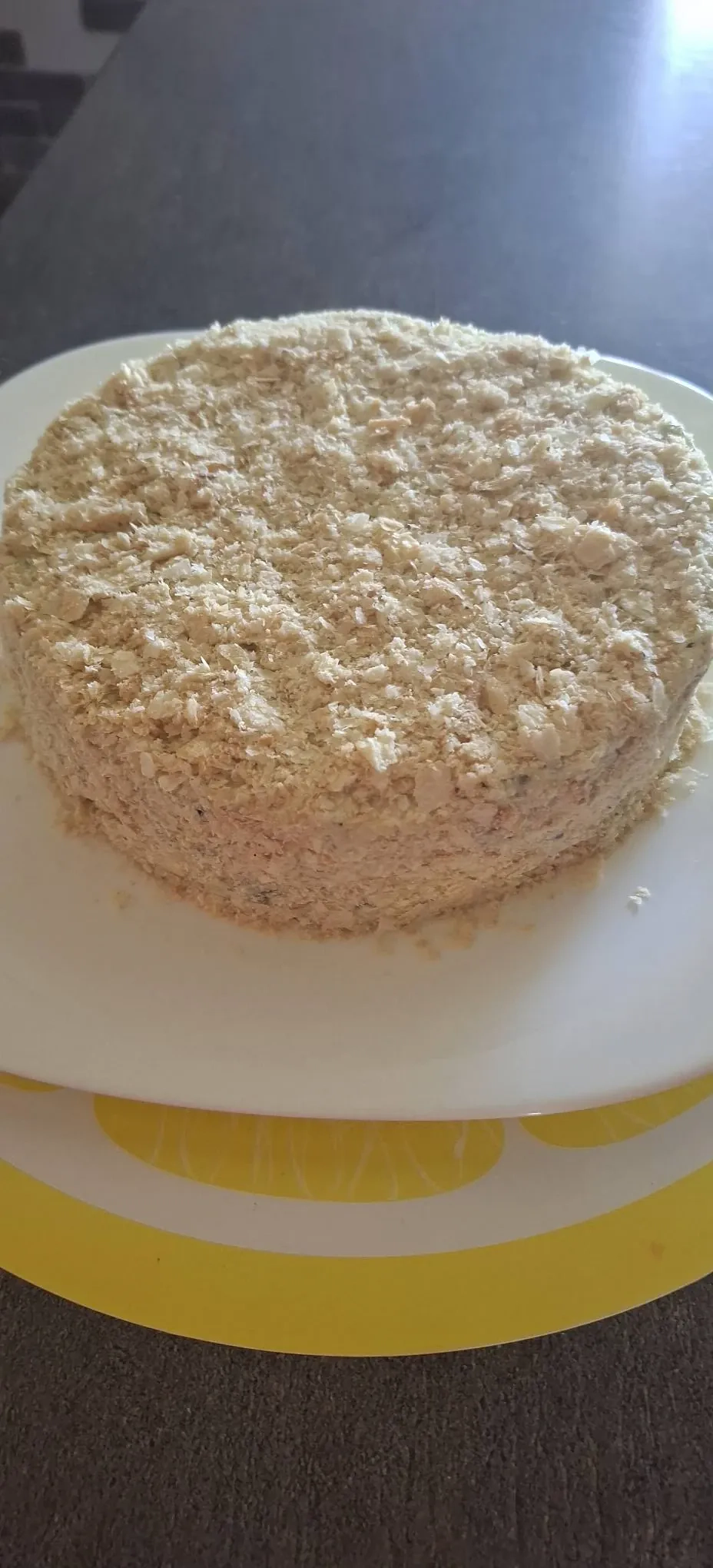 Napoleono tortas su vištiena ir keptomis daržovėmis