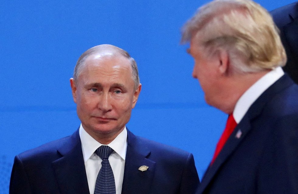 Vladimiras Putinas ir Donaldas Trumpas (nuotr. SCANPIX)