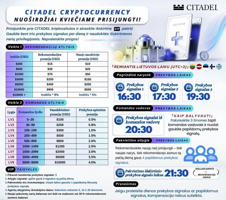 Policija perspėja apie sukčių naudojamą „Ponzi“ principu grindžiamą apgaulės schemą (nuotr. Policijos)