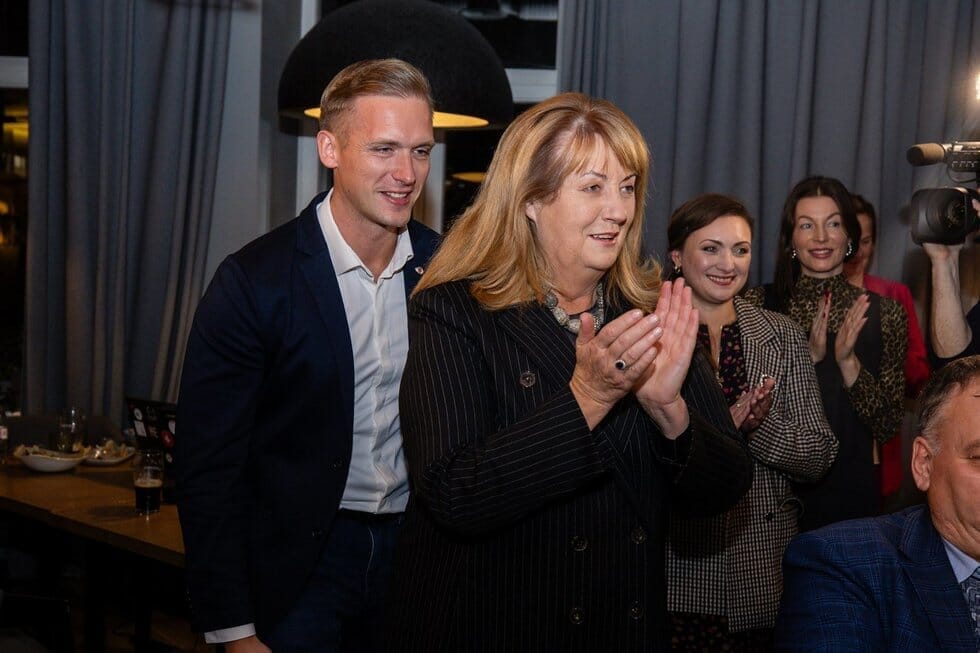 Robertas Duchnevičius, Vilija Blinkevičiūtė (Teodoras Biliūnas/BNS)