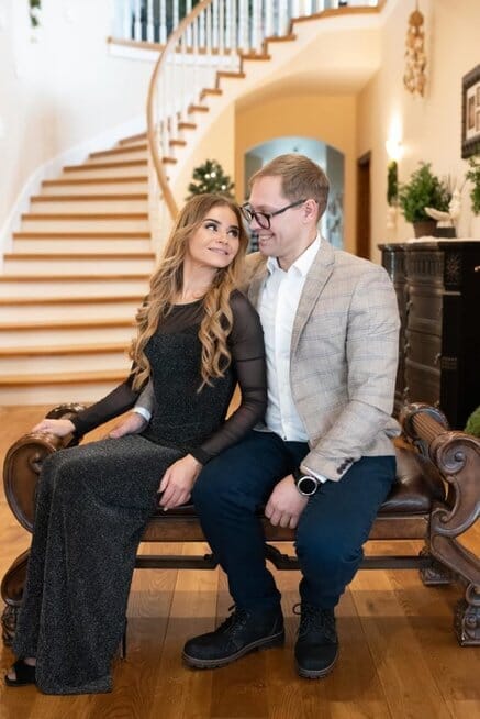 Toma Arcišauskaitė-Lukošienė su vyru Žydrūnu (nuotr. asm. archyvo)