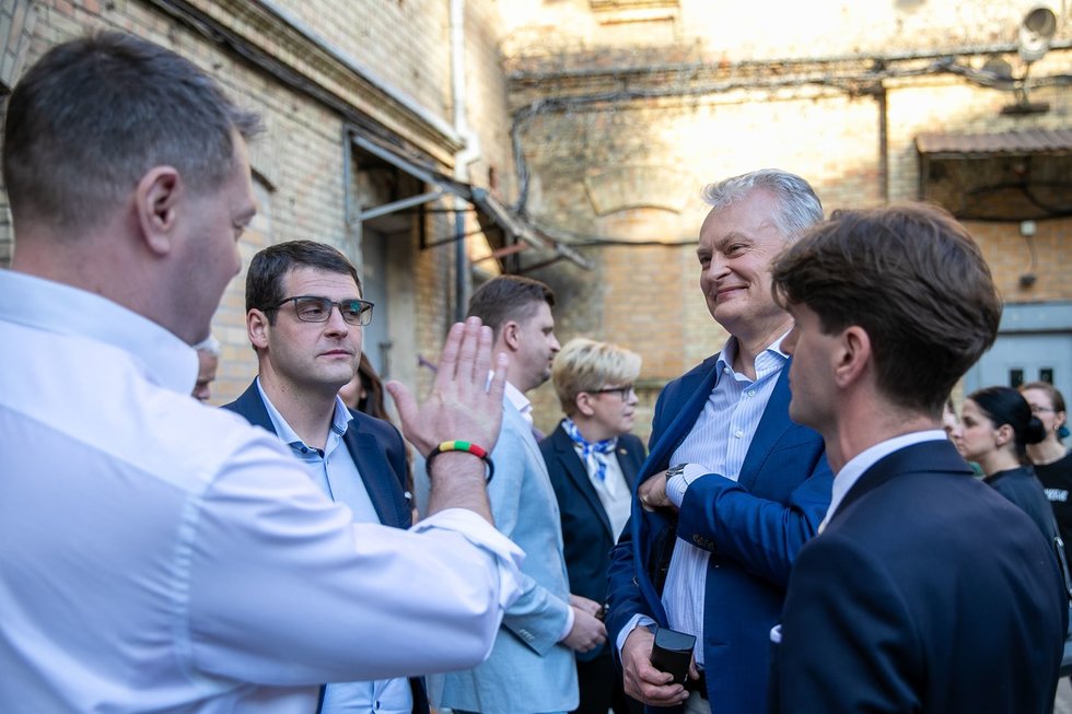 Remigijus Žemaitaitis ir Gitanas Nausėda (nuotr. Elta)