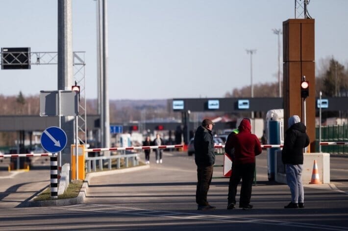 Įvažiavimas į Baltarusiją ties Medininkais (Lukas Balandis/ BNS nuotr.)