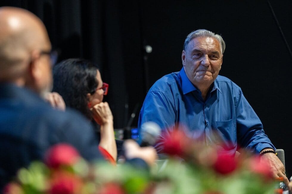 Algirdo Kaušpėdo romano „Koplyčia“ pristatymas – dalyvavo ir Vytautas Landsbergis (nuotr. Roberto Riabovo)