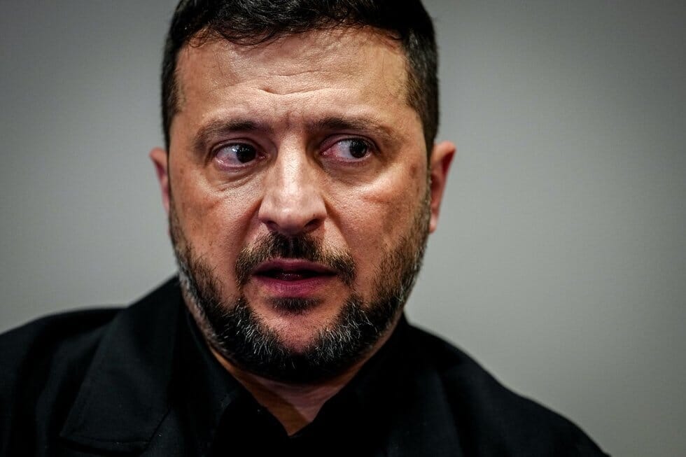 Zelenskis su Danija pasidalijo žvalgybine informacija: dronai kelia vis didesnę grėsmę (nuotr. SCANPIX)