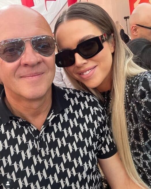 Ramūnas Rudokas su žmona Justina (nuotr. Instagram)