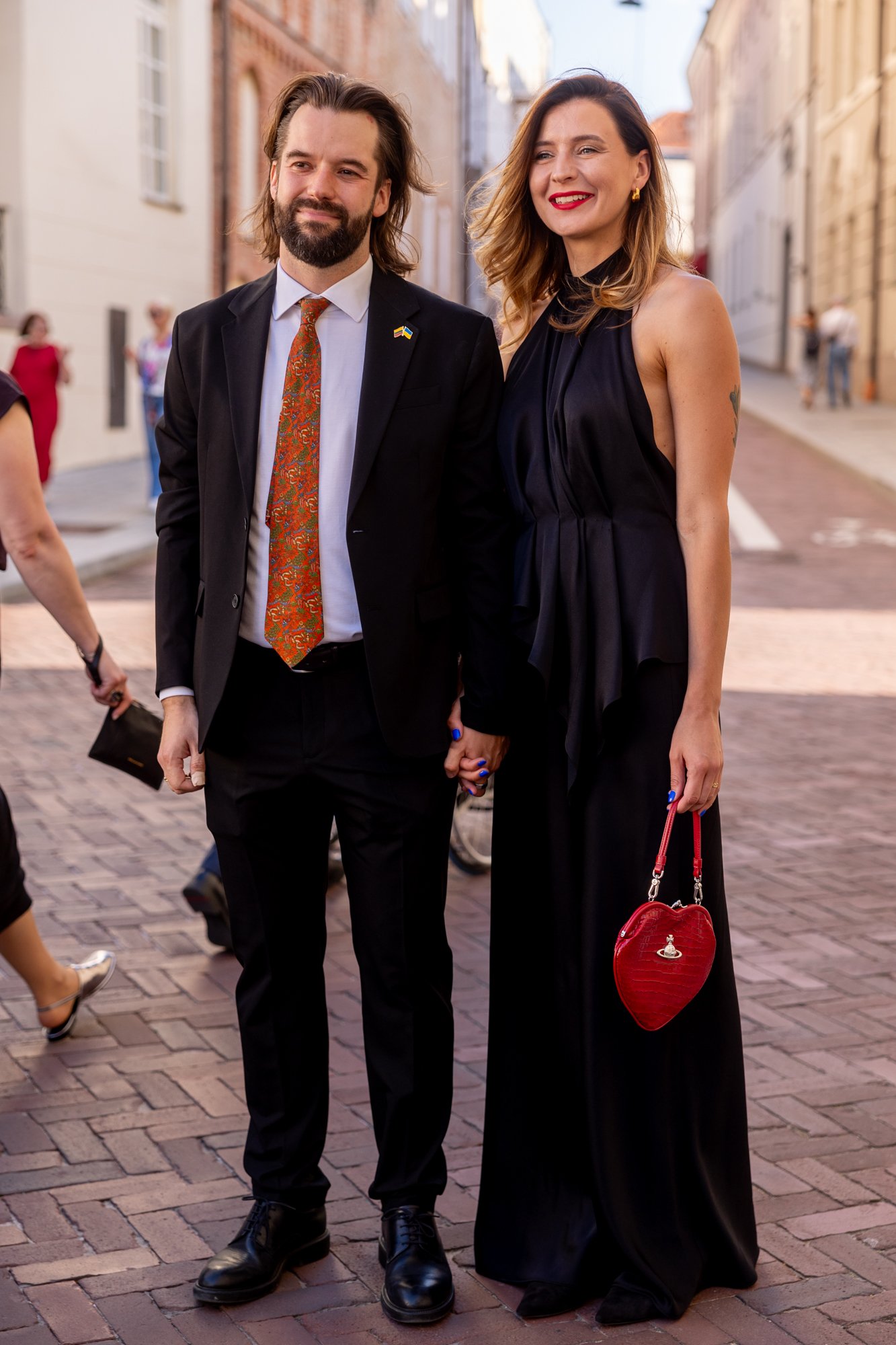 Povilas Poderskis su žmona Justina Aleksaite