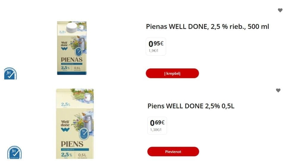 Pieno kainos (nuotr. tv3.lt)