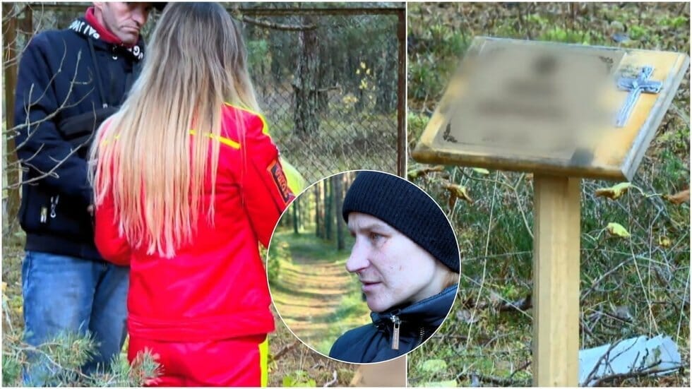 Praradę kūdikį tėvai patyrė didžiulį šoką: vaiką be jų žinios palaidojo šalia benamių (nuotr. stop kadras)