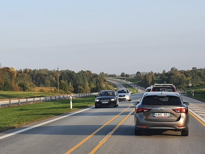 A1 magistralė (nuotr. skaitytojo)