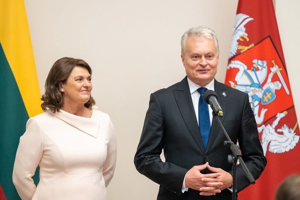 Gitanas Nausėda ir Diana Nausėdienė. ELTA / Julius Kalinskas
