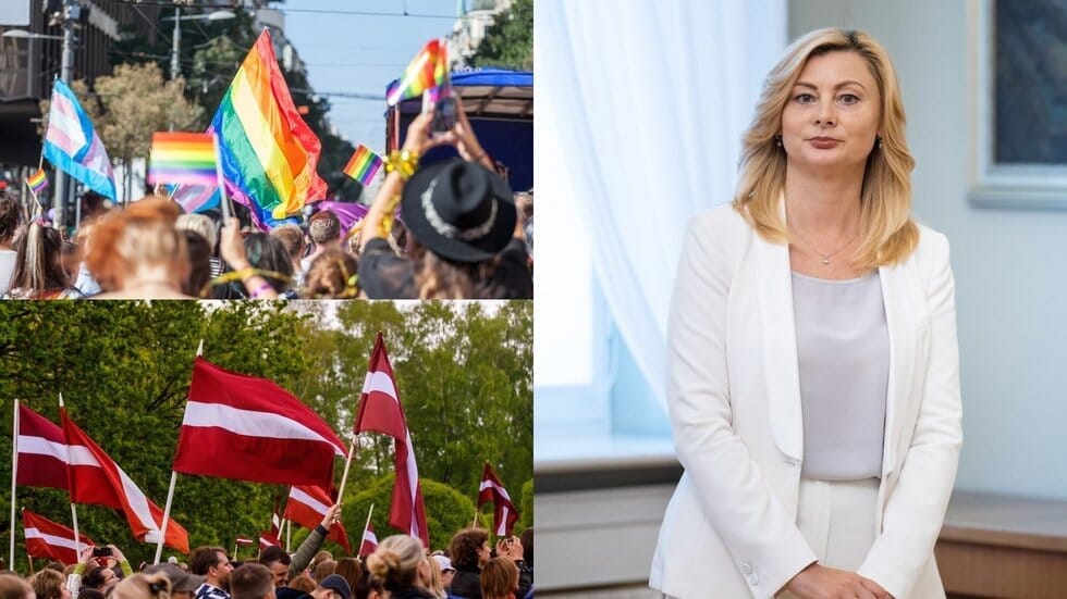 LGBT, Latvijos vėliava, Rita Tamašunienė (tv3.lt koliažas)