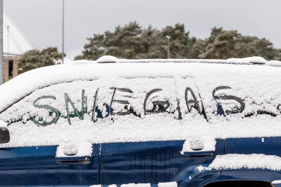 Žiemiški vaizdai sostinėje (Greta Skaraitienė/ BNS nuotr.)