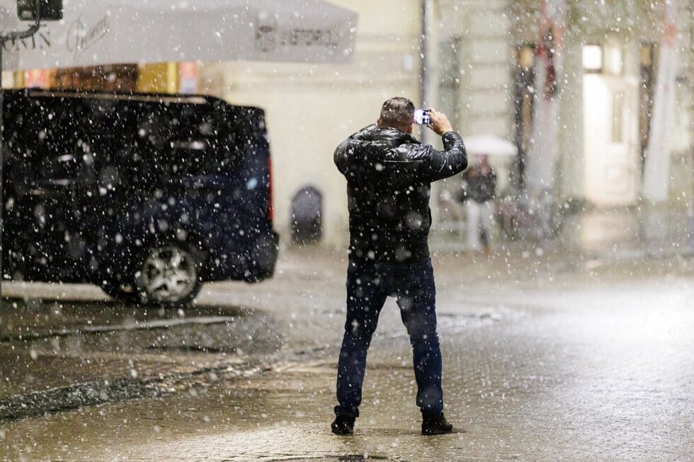Žiemiški vaizdai sostinėje (Greta Skaraitienė/ BNS nuotr.)