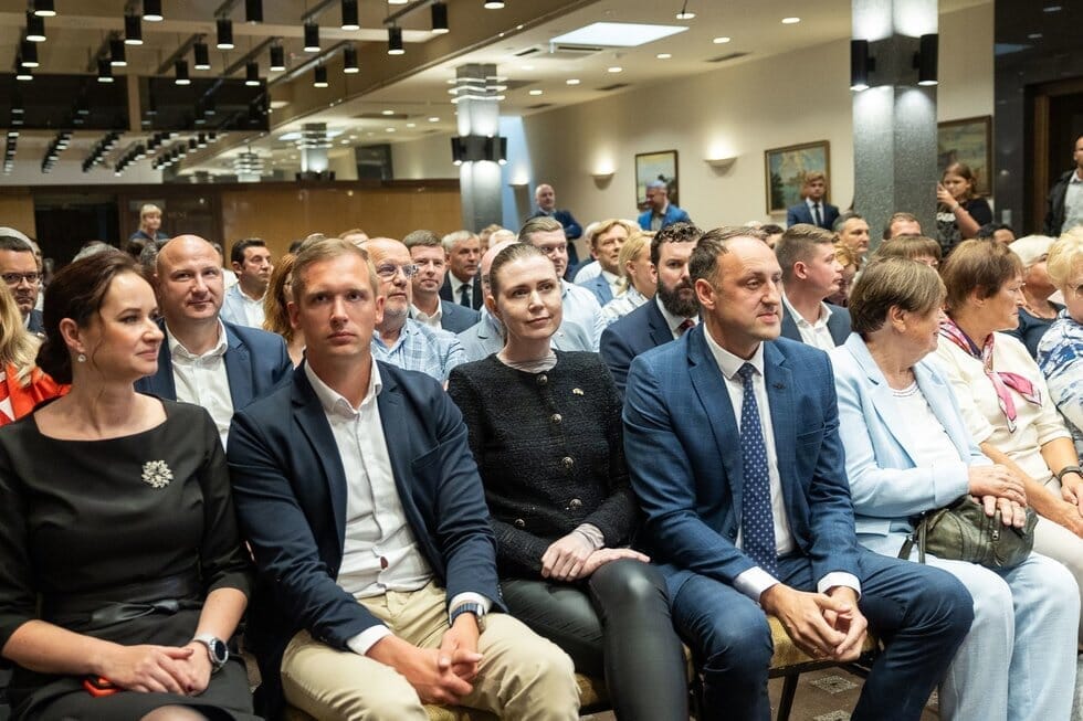 D. Šakalienė su kitais socialdemokratais (nuotr. Roberto Riabovo)