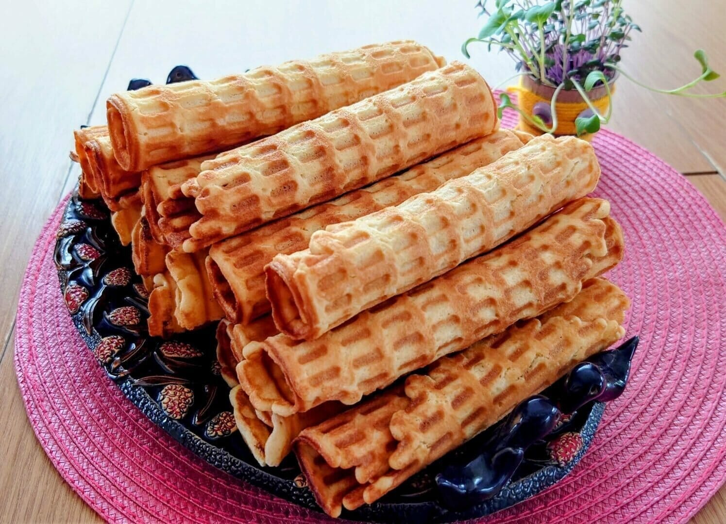 Traškūs senoviniai vafliai