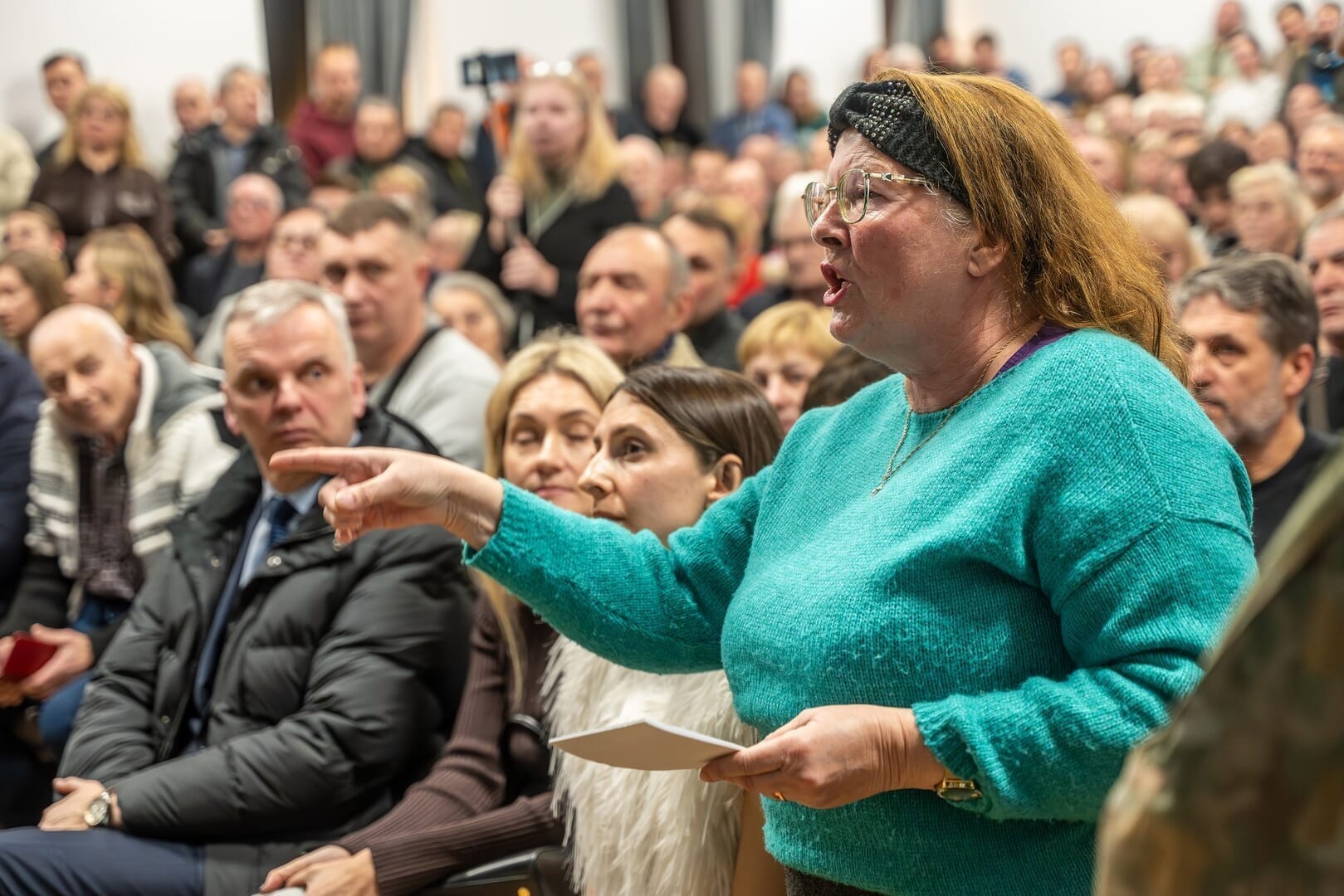 Susitikimas Kapčiamiestyje dėl naujo poligono