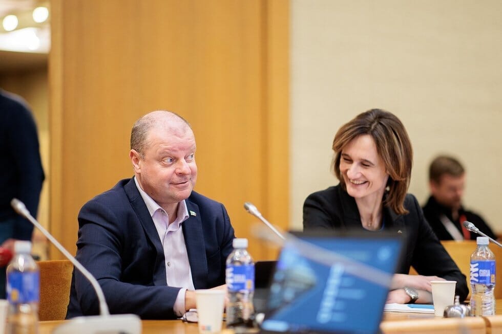 Saulius Skvernelis, Viktorija Čmilytė-Nielsen (nuotr. Elta)