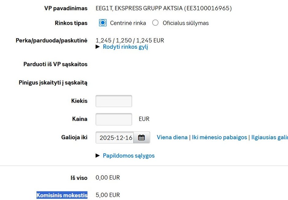 Prekyba akcijomis (nuotr. skaitytojo) Prekyba akcijomis (nuotr. skaitytojo)