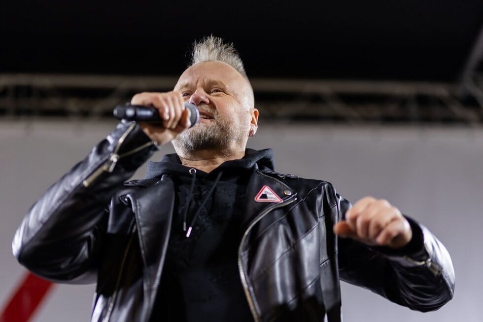 Saulius Urbonavičius-Samas proteste (nuotr. BNS) Saulius Urbonavičius-Samas proteste (nuotr. BNS)
