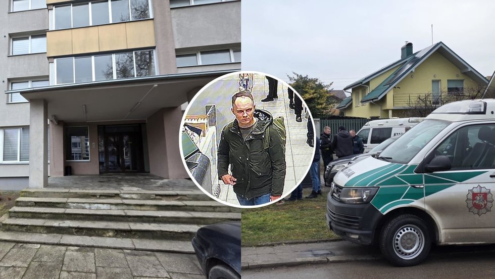 Dviejų merginų nužudymu Kaune įtariamas Benas Mikutavičius (tv3.lt koliažas)