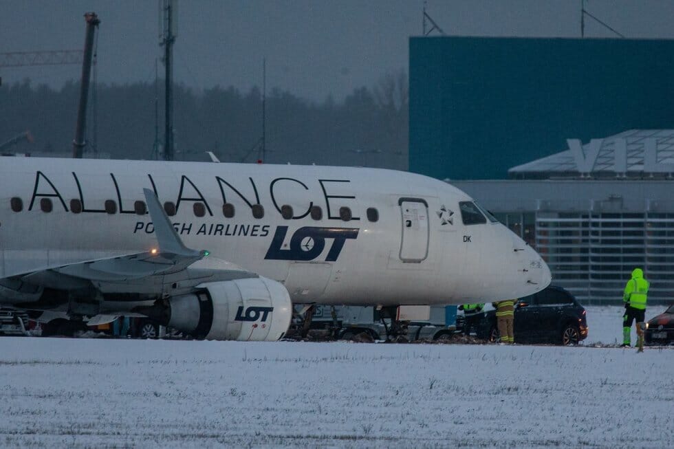 Lenkijos oro linijų lėktuvas / nuotr. ELTA (nuotr. Josvydo Elinsko)