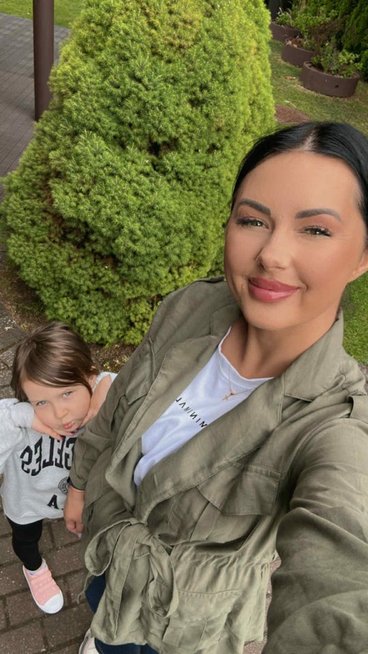 Živilė Barzdaitytė su dukra Mila (nuotr. asm. archyvo)