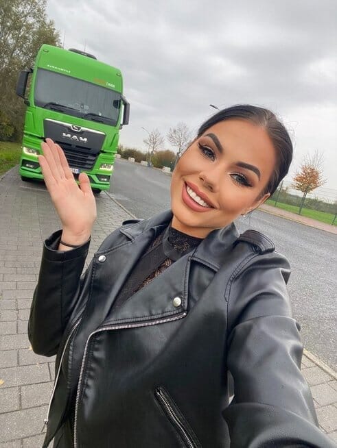 Vilkiko vairuotoja Viktorija (nuotr. asm. archyvo)