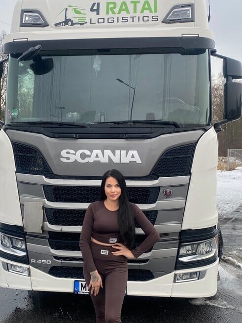 Vilkiko vairuotoja Viktorija (nuotr. asm. archyvo)