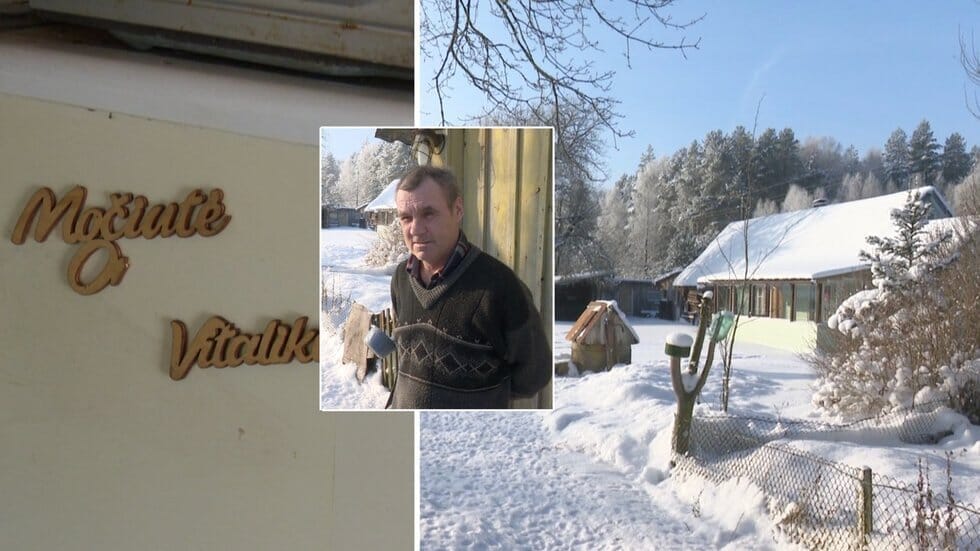 Vitaliko ir jo mamos sodybą dėl Kapčiamiesčio poligono teks nugriauti: „Blogai, ką... o kur dėtis tada?“ (nuotr. stop kadras)