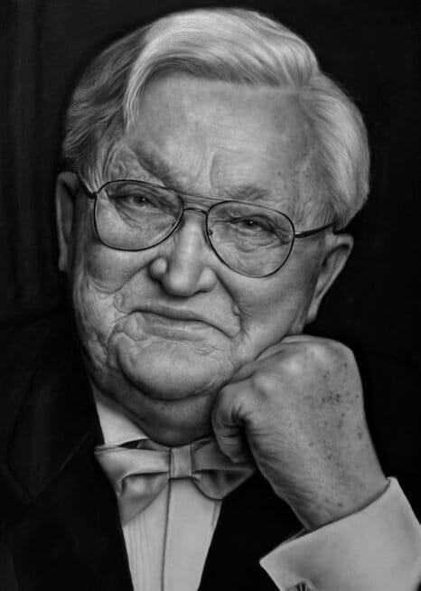 Mato Dovidaičio pieštas portretas (nuotr. socialinių tinklų)