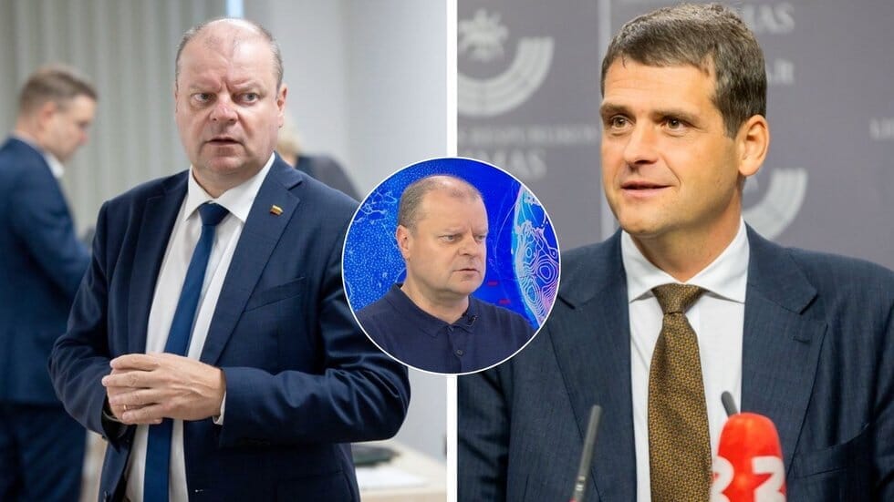 Skvernelis apie frakcijos giūtį: „daugiau tokia dūmų uždanga yra“ (tv3.lt koliažas)