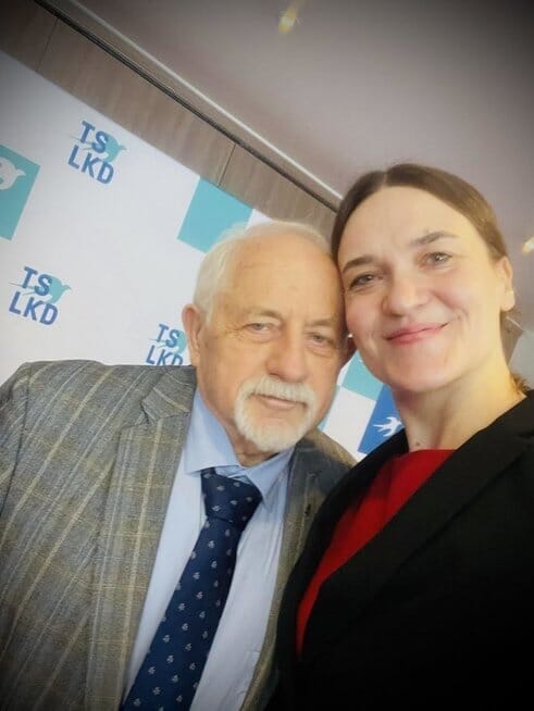 Radvilė Morkūnaitė-Mikulėnienė ir Jonas Markauskas (nuotr. facebook.com)