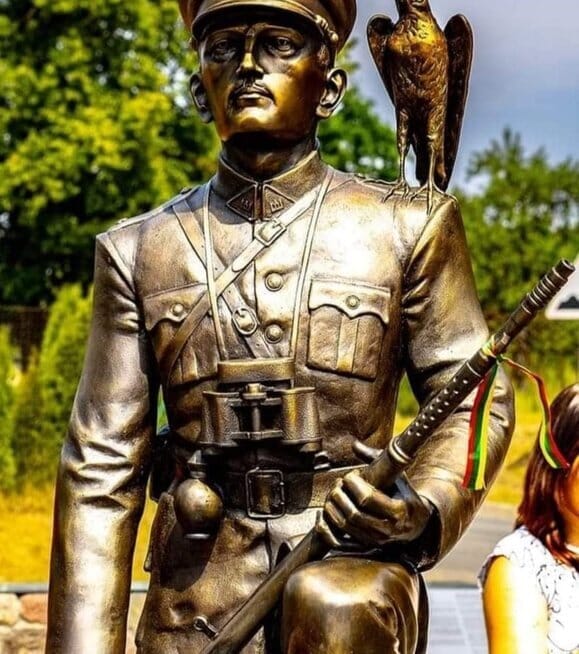 A. Ramanausko Vanago paminklas nuvalytas ir nušlifuotas