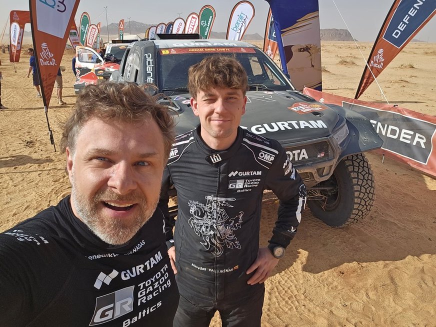 Benediktas Vanagas Dakaro ralyje (nuotr. komandos archyvo)